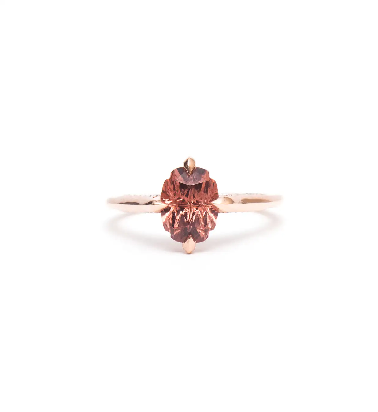 1.82 ct Garnet Minimalist Ring