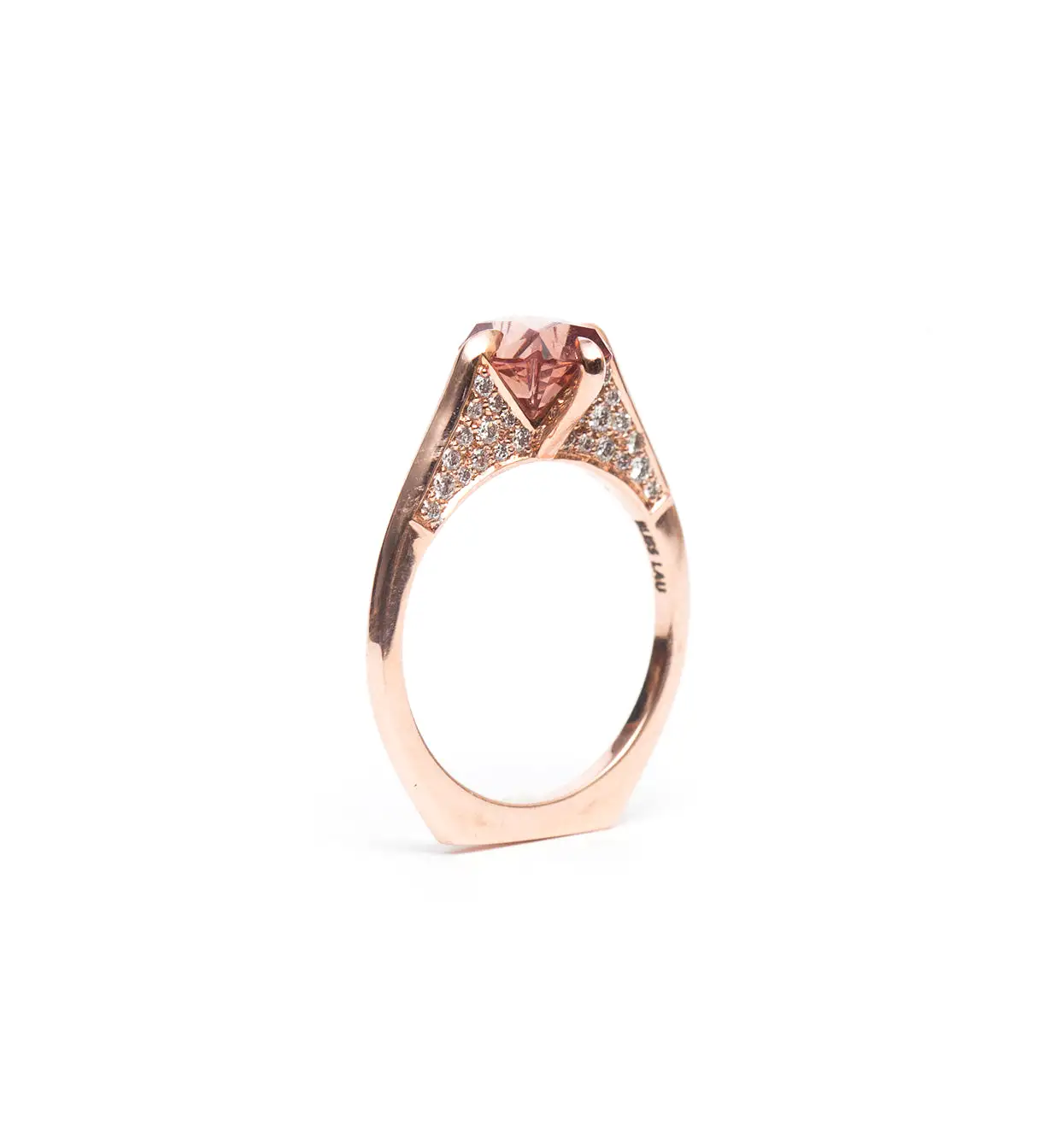 1.82 ct Garnet Minimalist Ring