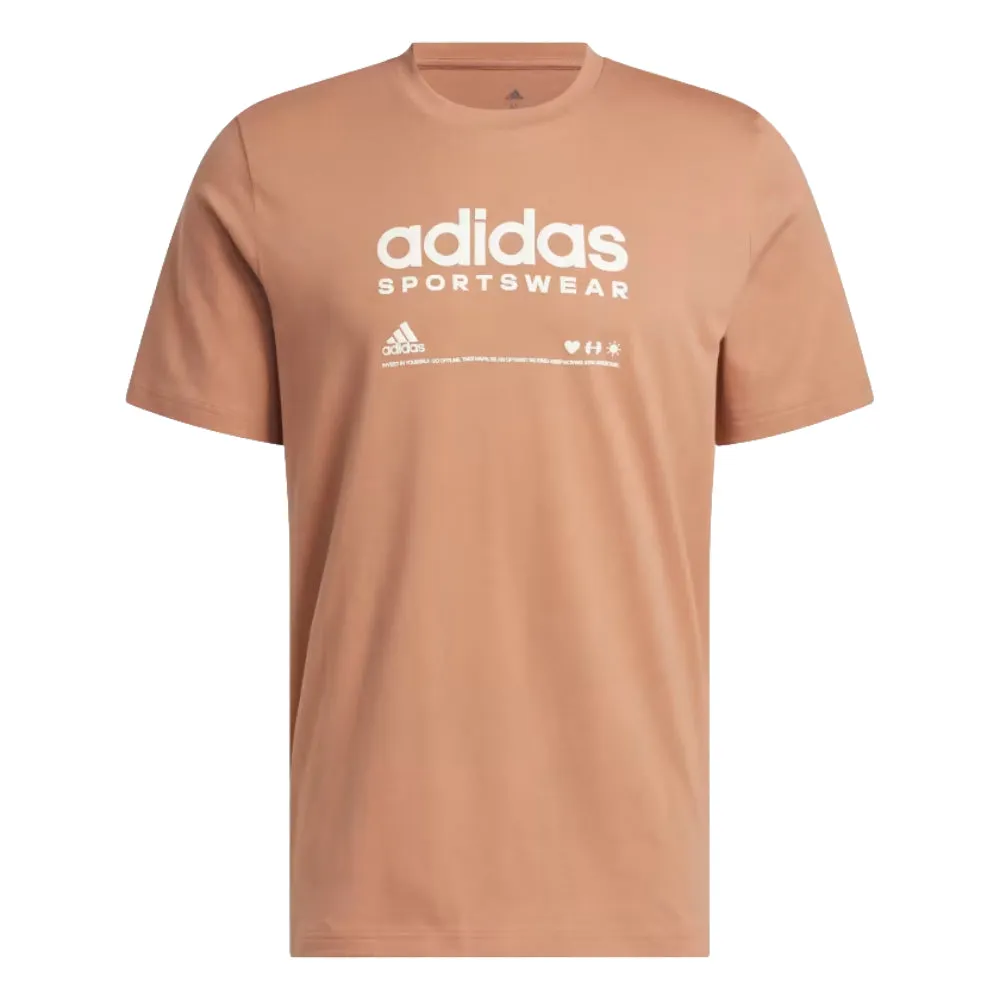 Adidas Men's M Lounge Tee (Clay Strata)