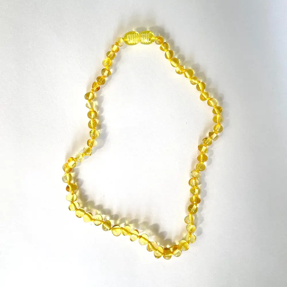 Amber Baby Necklace - Lemon