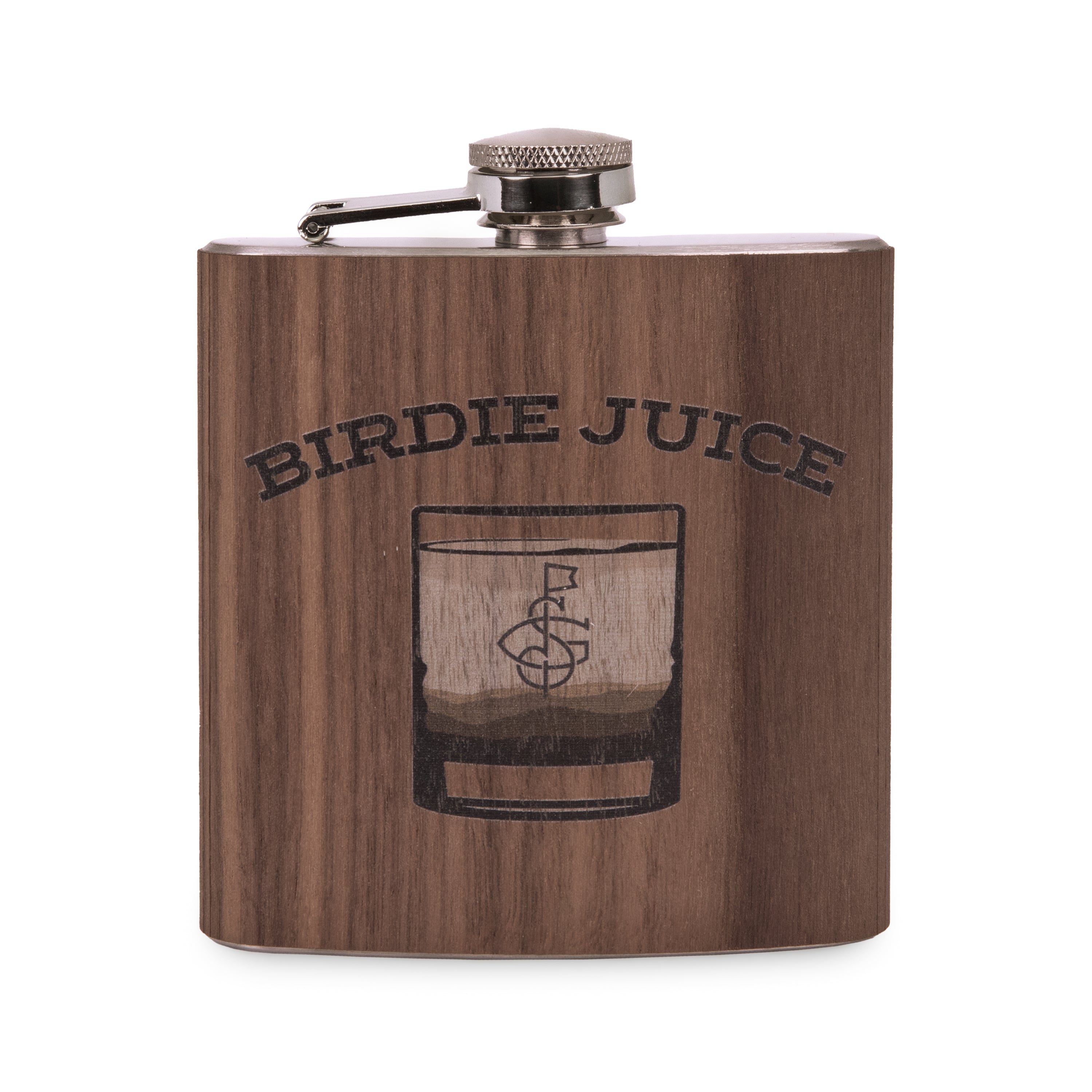 Birdie Juice 6oz Stainless Steel Hip Flask