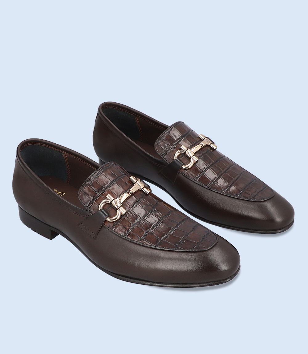 BM5184-Burgandy-Men Formal Slip-on's