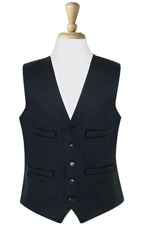 Brook Taverner Black Waistcoat