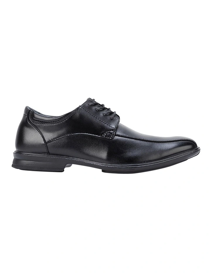 Carey Leather Black Lace Up Dress Shoe