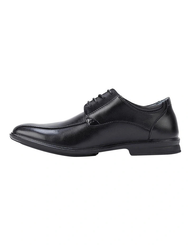 Carey Leather Black Lace Up Dress Shoe