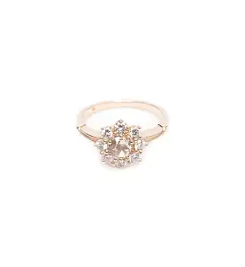 Champagne Diamond Petite Celestine Ring