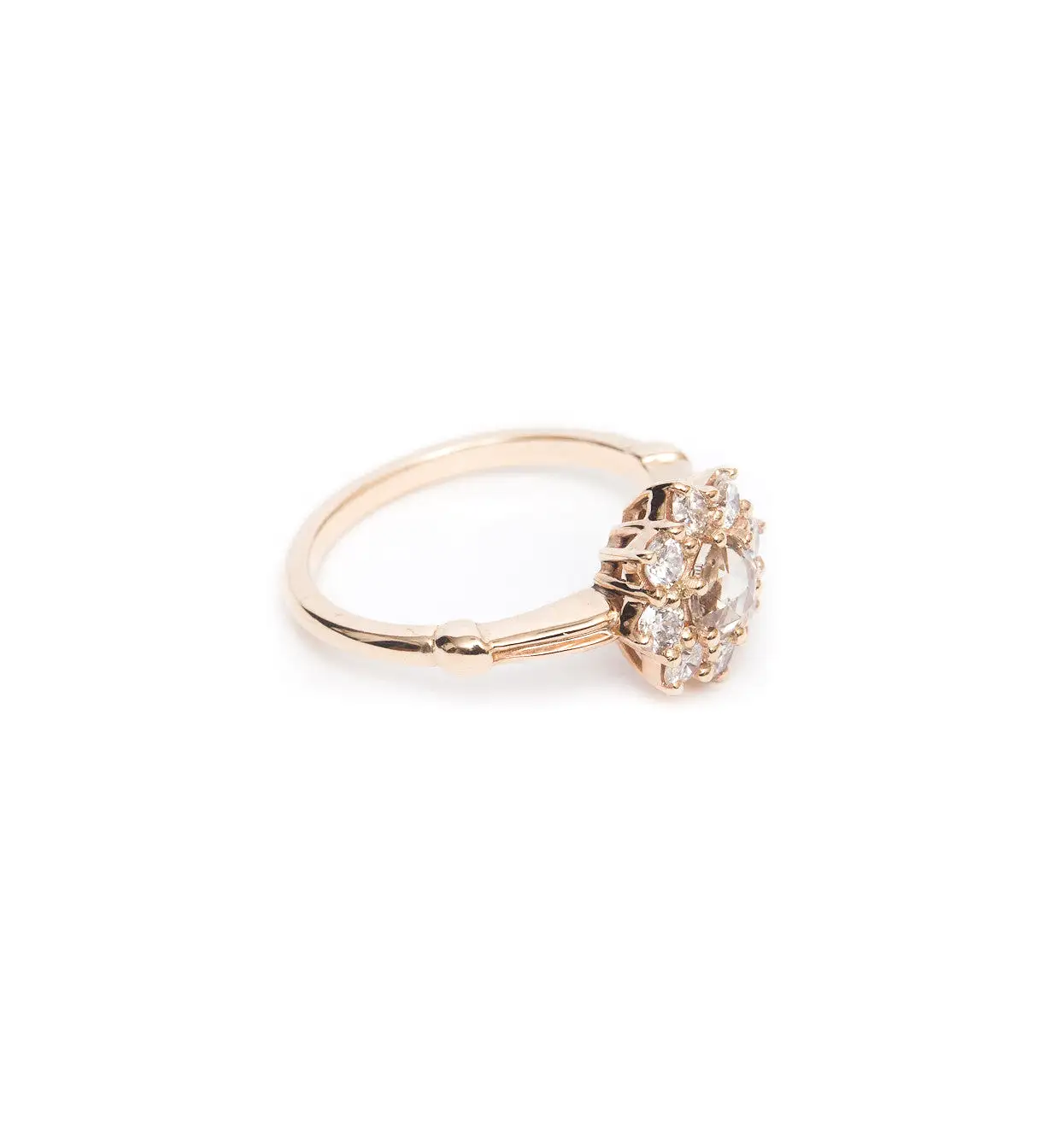 Champagne Diamond Petite Celestine Ring