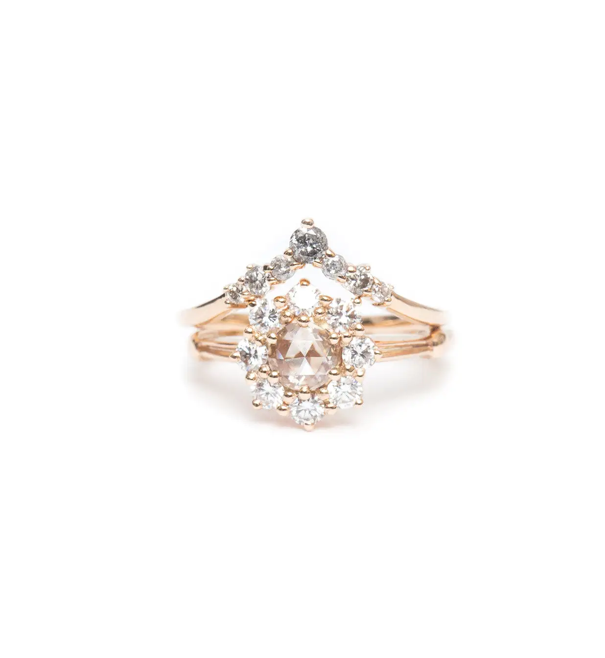 Champagne Diamond Petite Celestine Ring