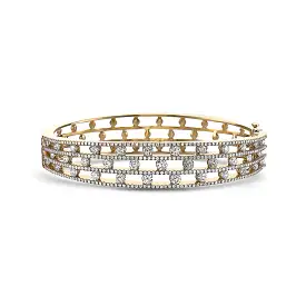 CHARLES KRYPELL Diamond Air Triple Row Bracelet