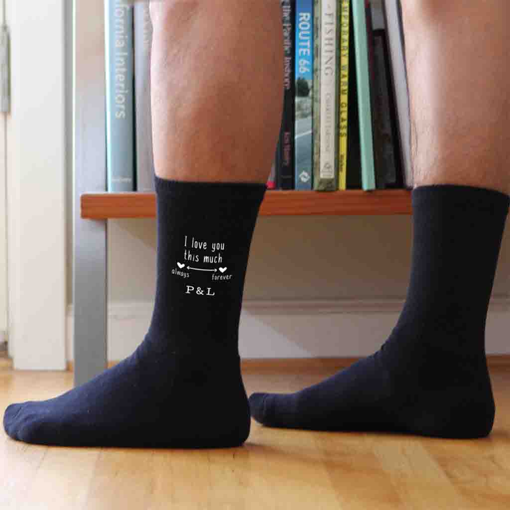 Cotton Socks for a 2nd Wedding Anniversary Gift for Him