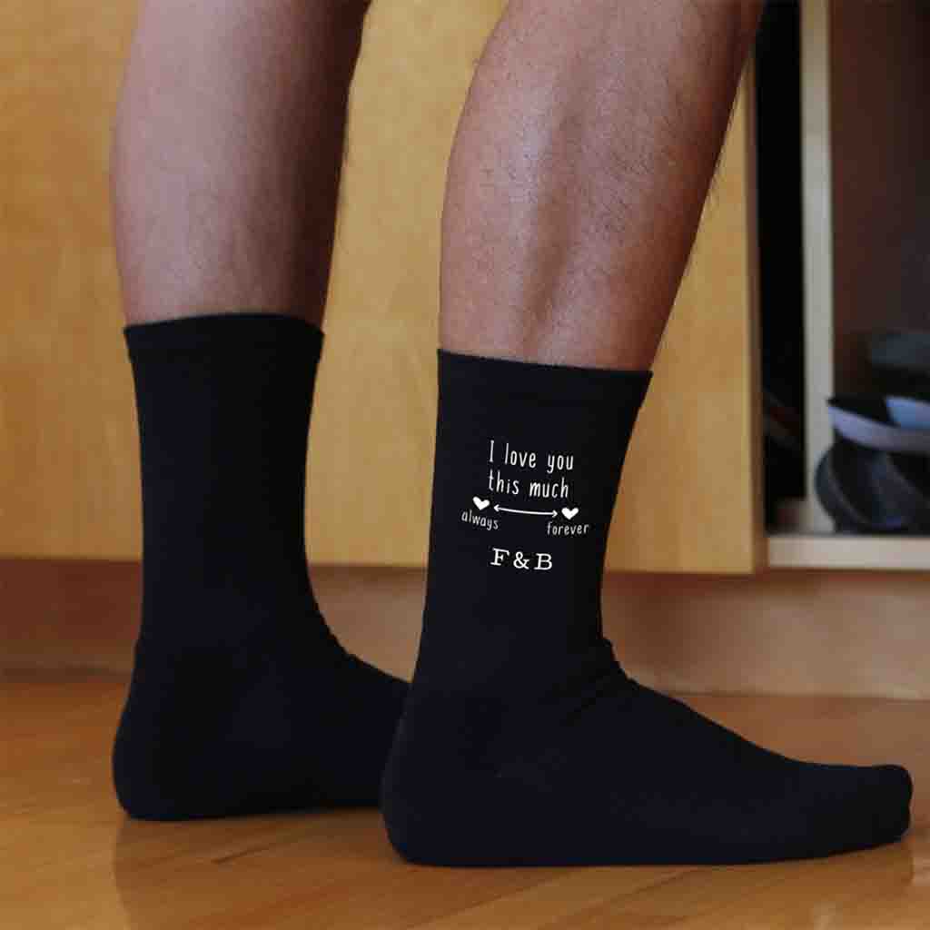 Cotton Socks for a 2nd Wedding Anniversary Gift for Him