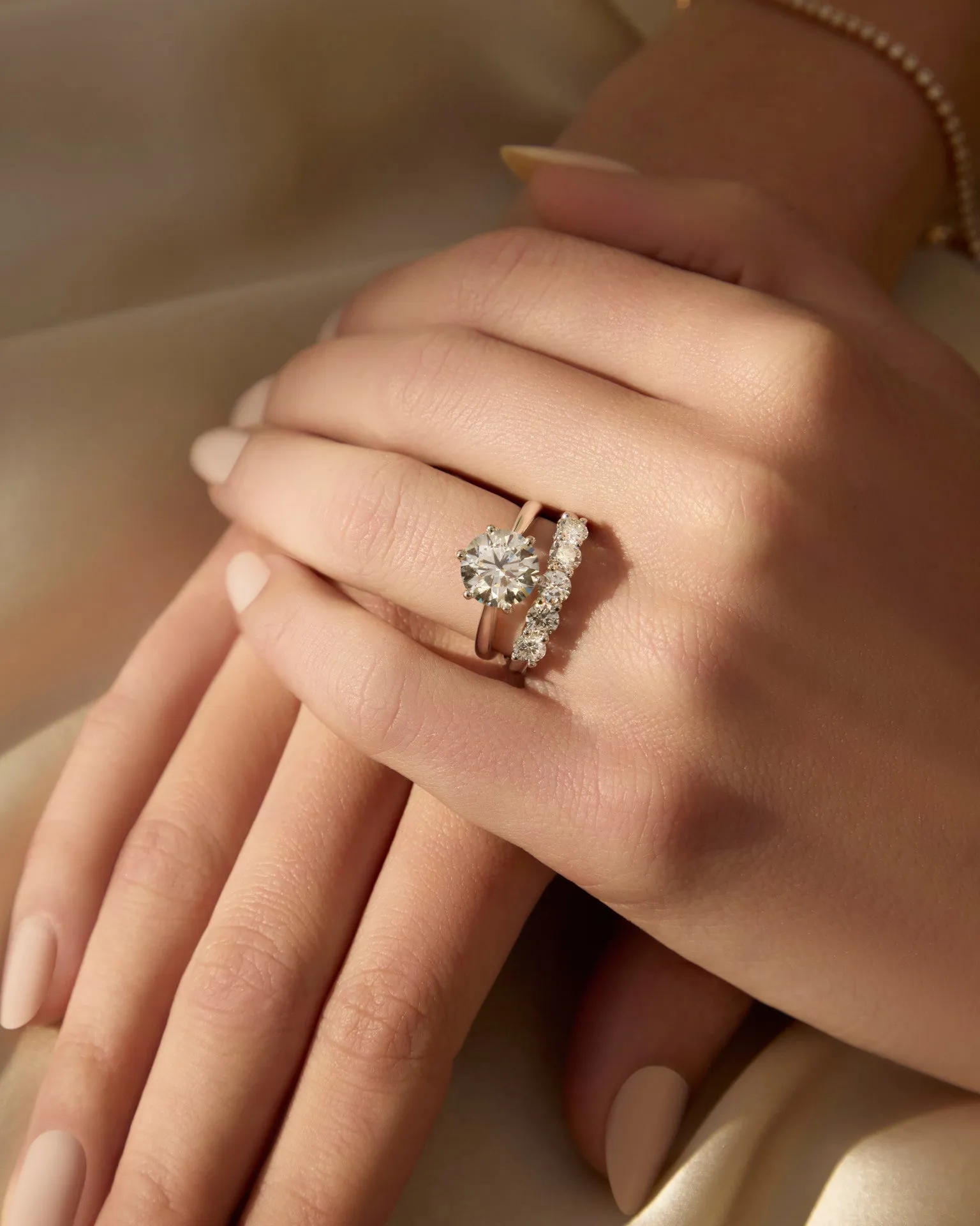 Dawn | Round Brilliant Solitaire Diamond Engagement Ring - Six Prong