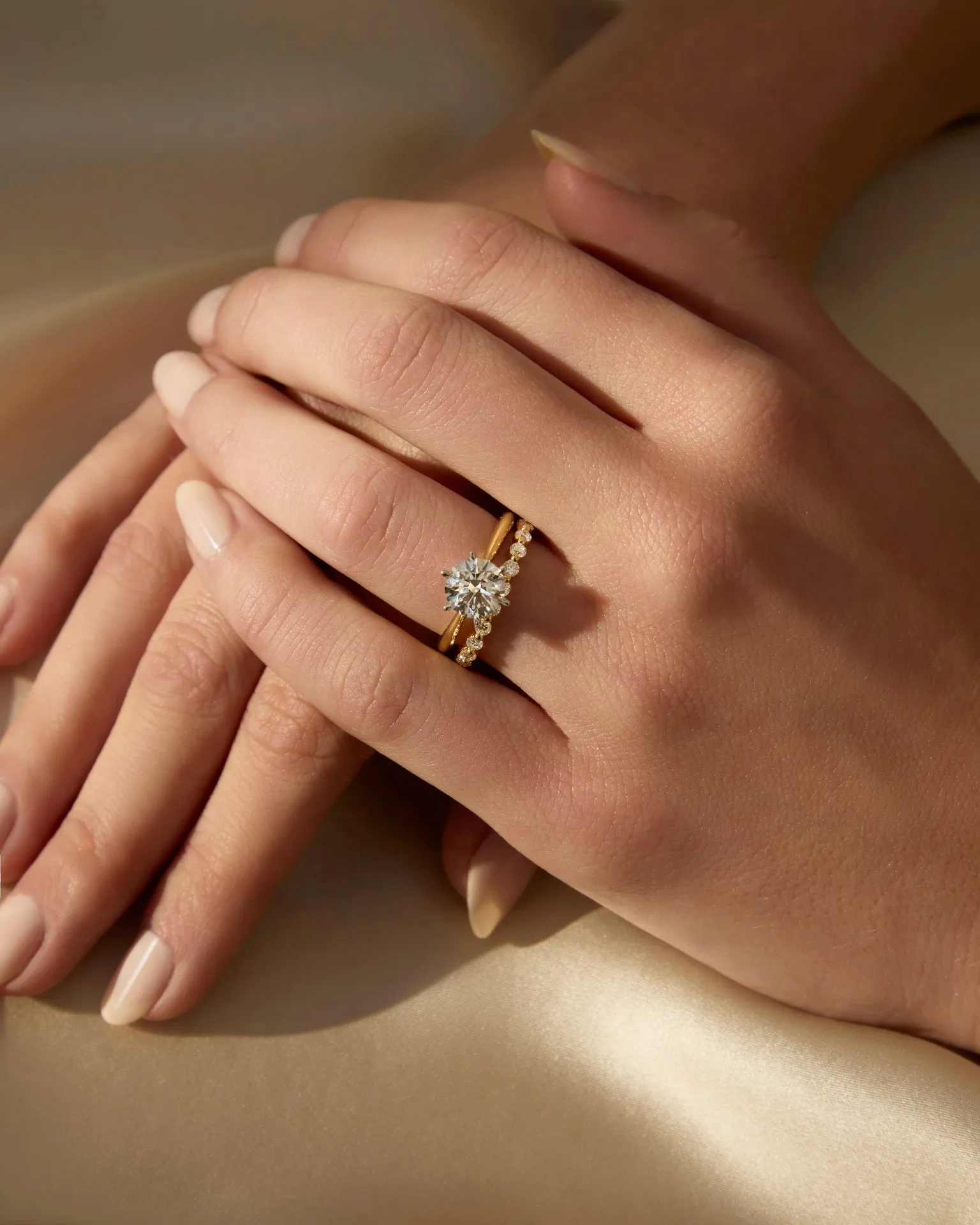 Dawn | Round Brilliant Solitaire Diamond Engagement Ring - Six Prong