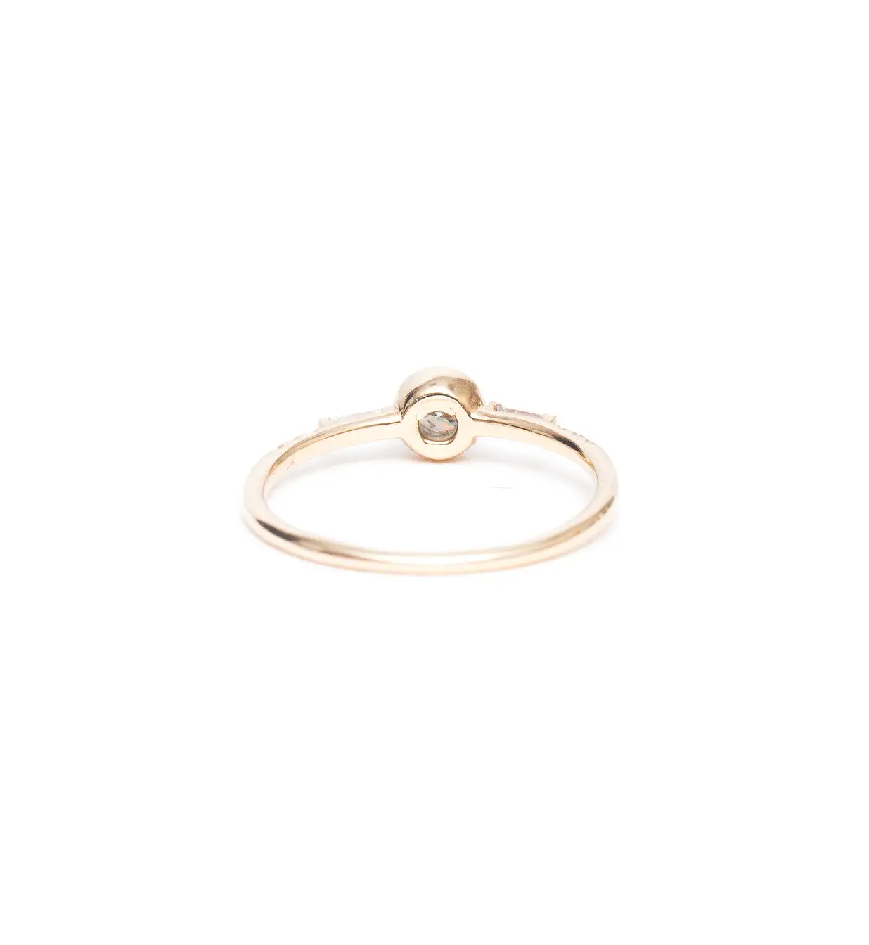 Diamond Baguette Mini Equilibrium Ring