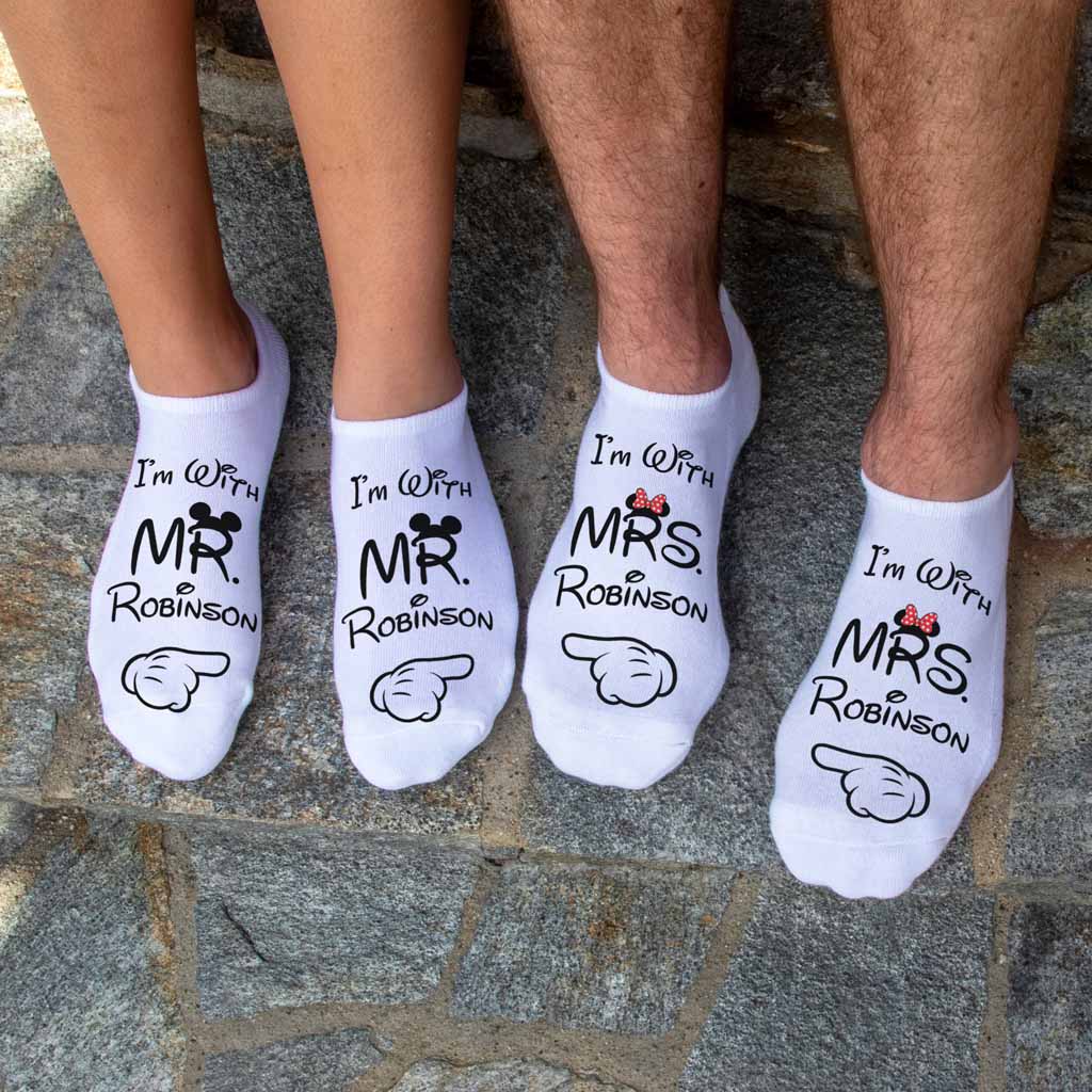 Disney Inspired No Show Socks for the Disney-Loving Couple