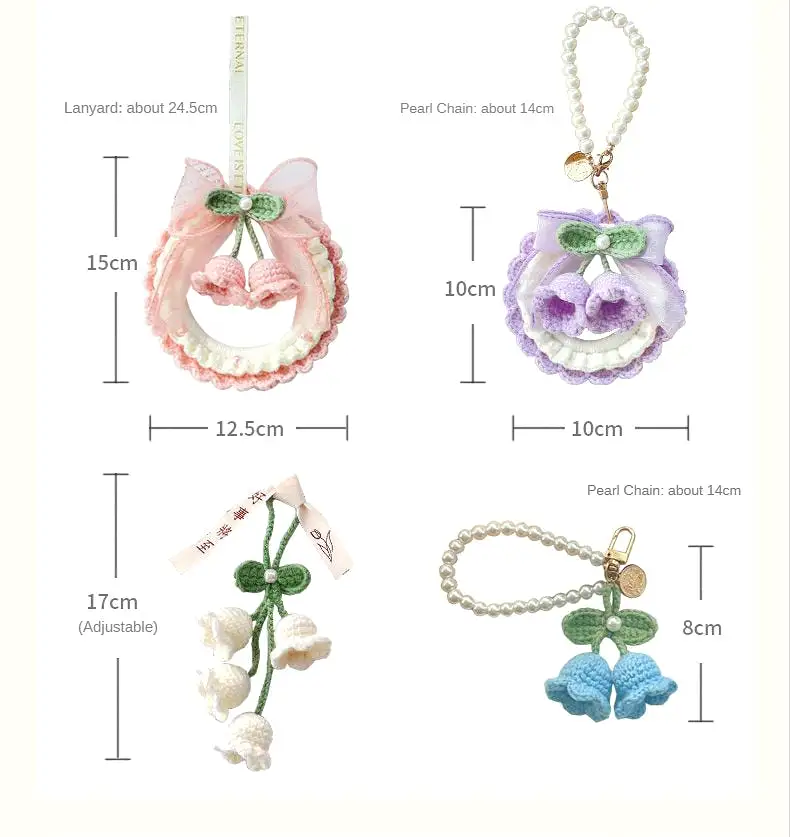 DIY Lily of the valley pendant