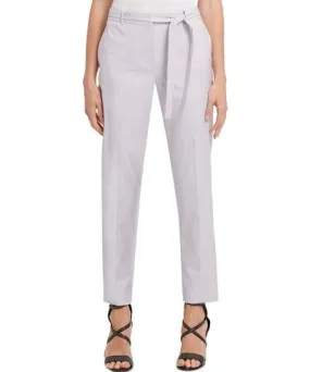 DKNY Womens Striped Tie-Waist Dress Pants