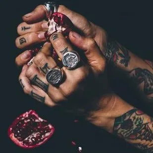 Docent Russian Tattoo Signet Ring - Ready to Ship