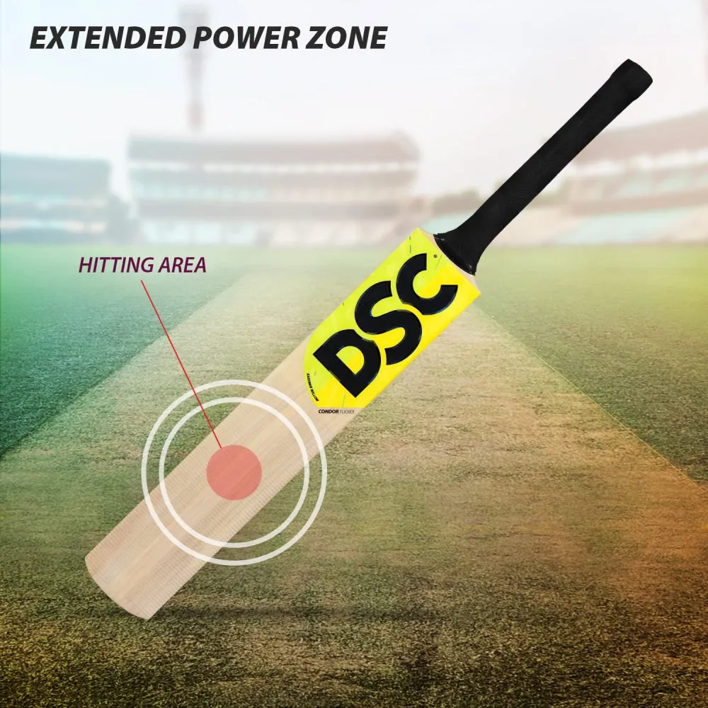 DSC Condor Flicker Kashmir Willow Cricket Bat (SH)