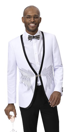 EJ Samuel White Blazer J172