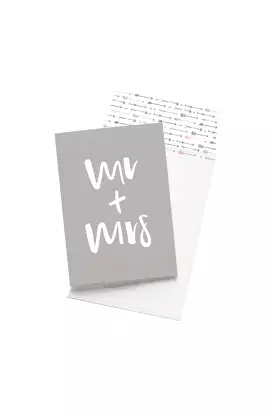 EMMA KATE CO. - MR + MRS - GREETING CARD