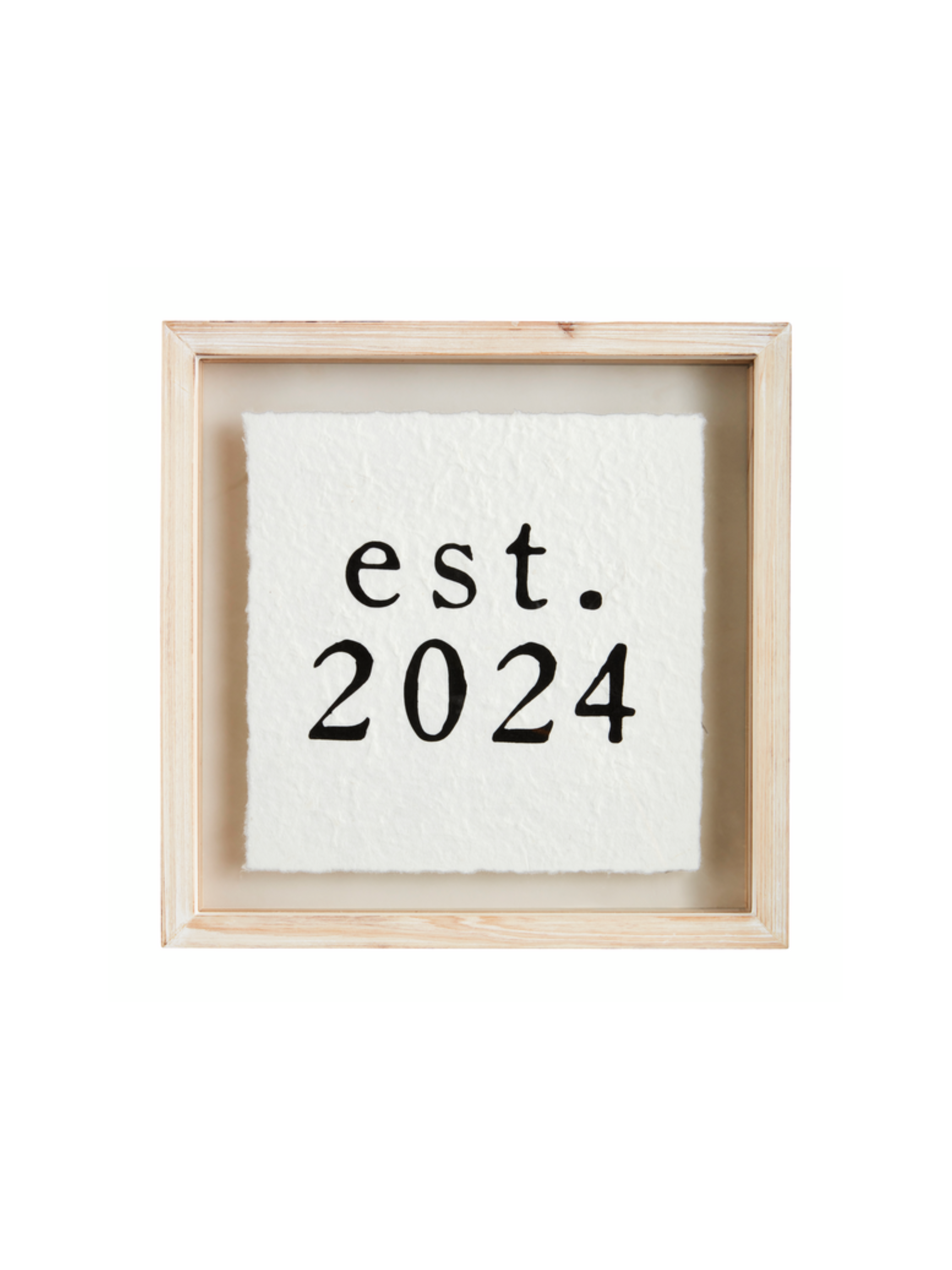 Est. 2024 Wall Plaque