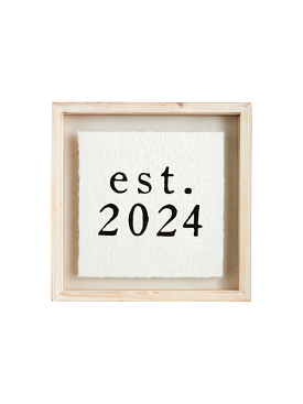 Est. 2024 Wall Plaque