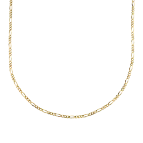 Figaro Chain Necklace - 14k Yellow Gold