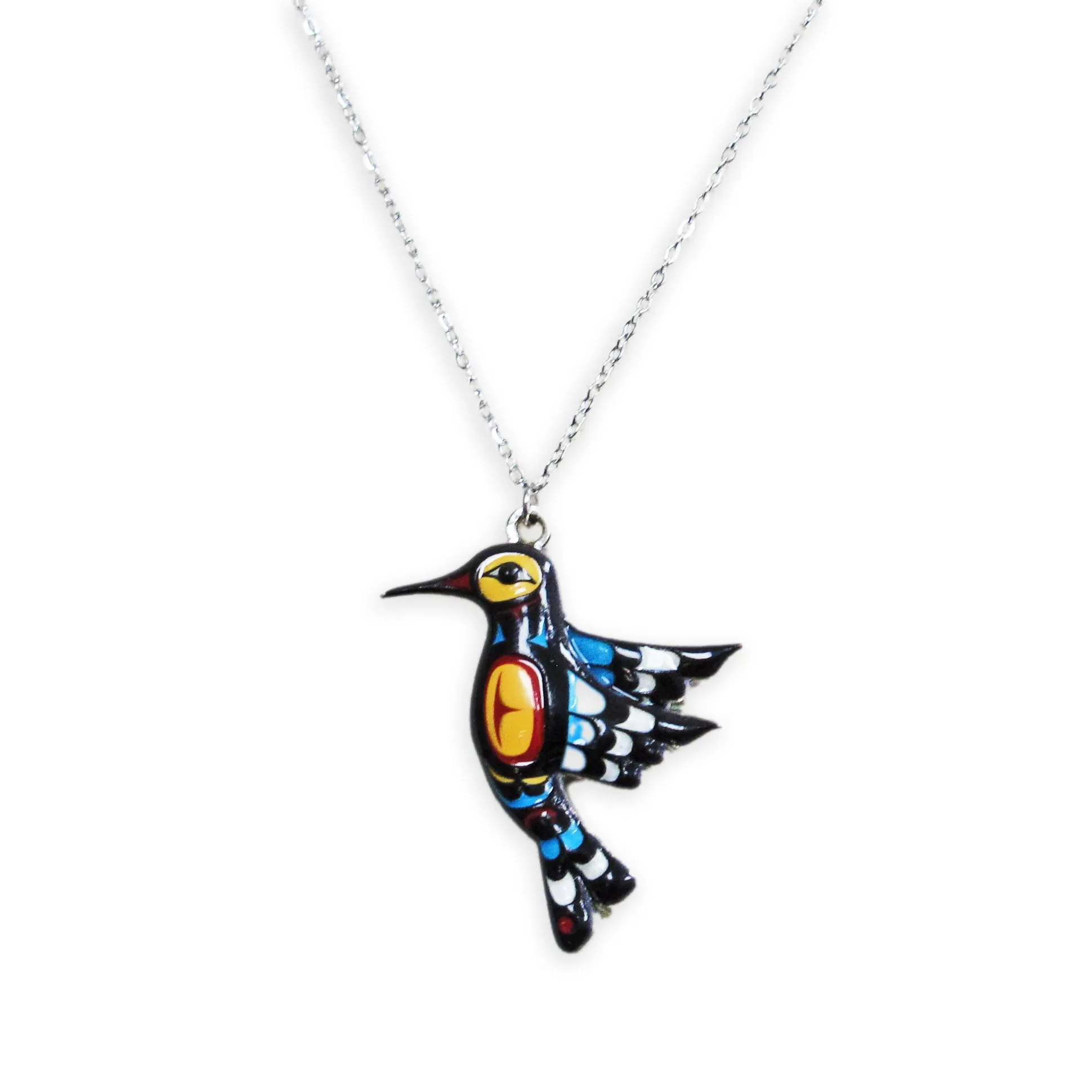 Francis Dick Hummingbird Charm Necklace