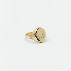 Gaston Signet Ring in Gold