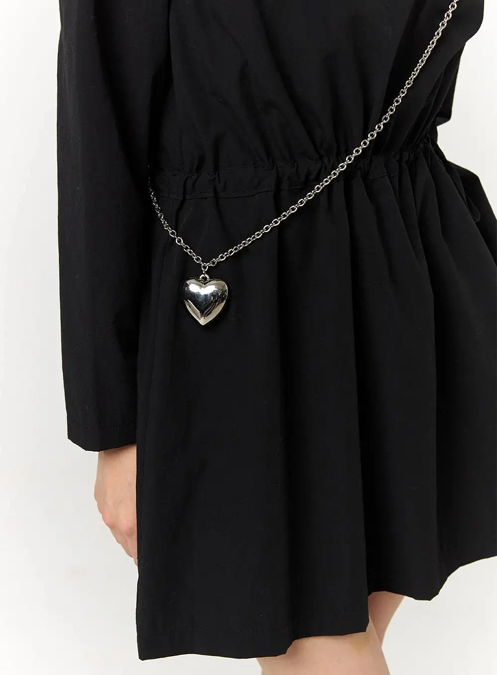 Heart Pendant Chain Belt CJ405