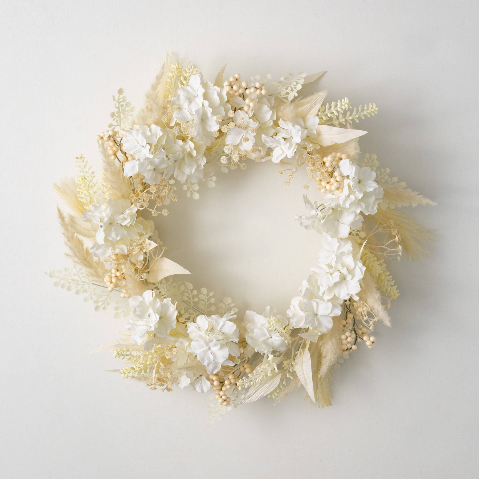 Hydrangea Pampas Wreath