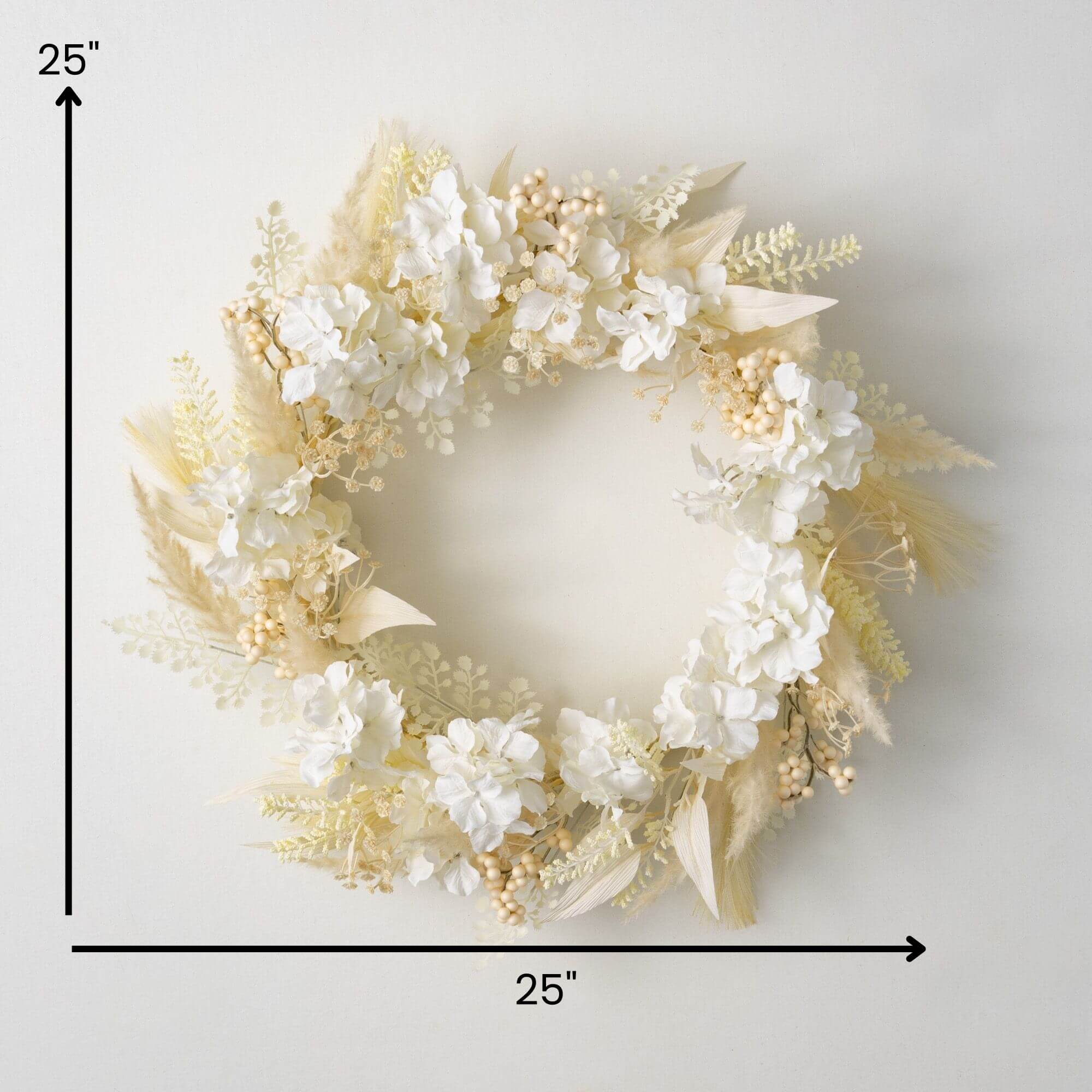 Hydrangea Pampas Wreath