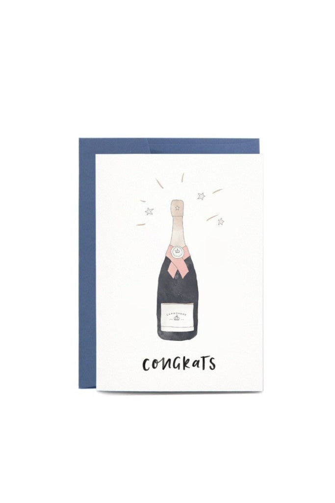 In The Daylight - Congrats Champagne - Greeting Card