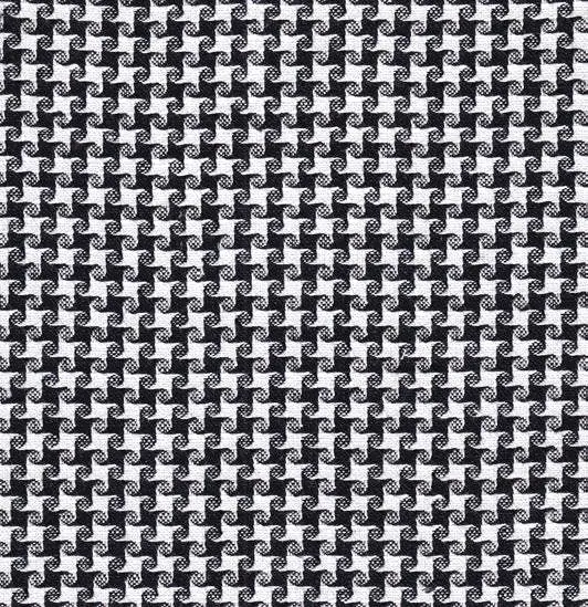 Inserch Linen Houndstooth Blazer BL269-00041 Black & White