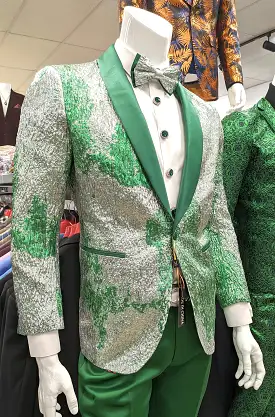 INSOMNIA Super Slim Green Blazer