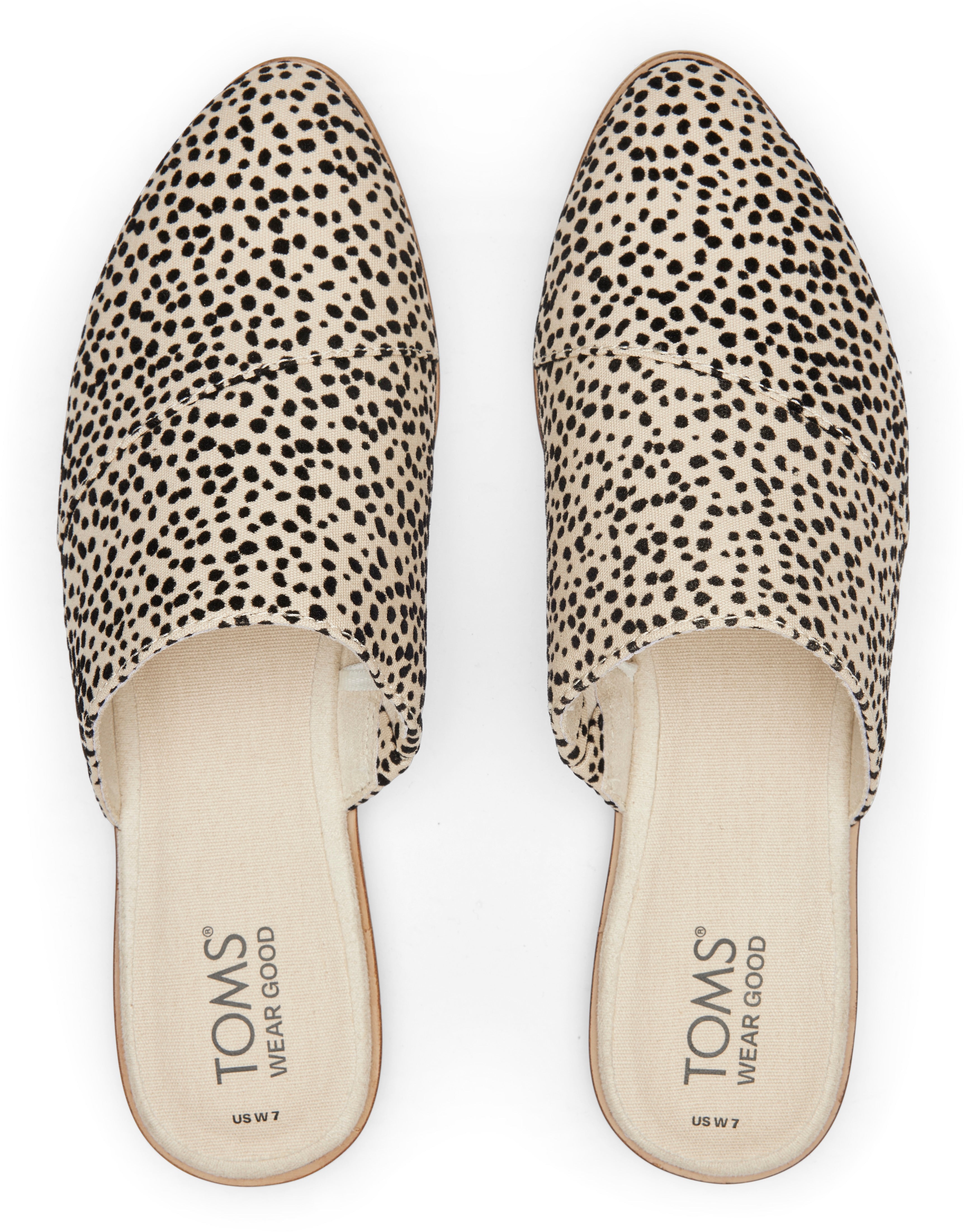 Jade Slip On Flat - Fog Flocked Mini Cheetah