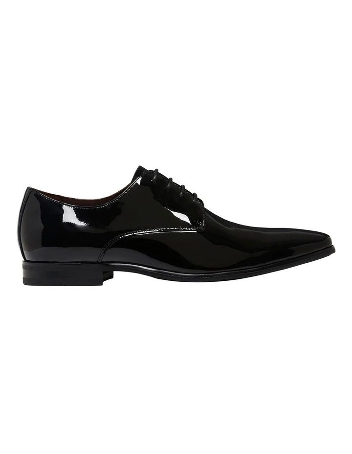 Lace Up Dress Shoe in Jet Black