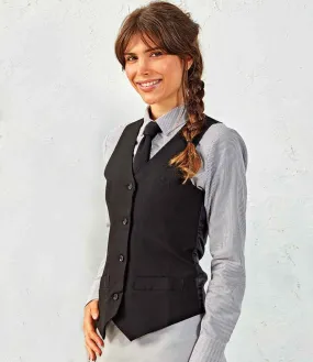 Ladies Lined Hospitality Waistcoat - Banksford