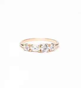 Linear Diamond Ring