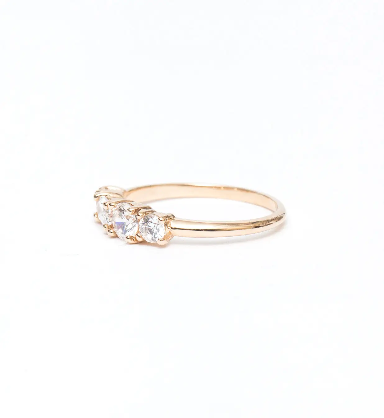 Linear Diamond Ring