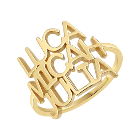 Linear Triple Name Ring