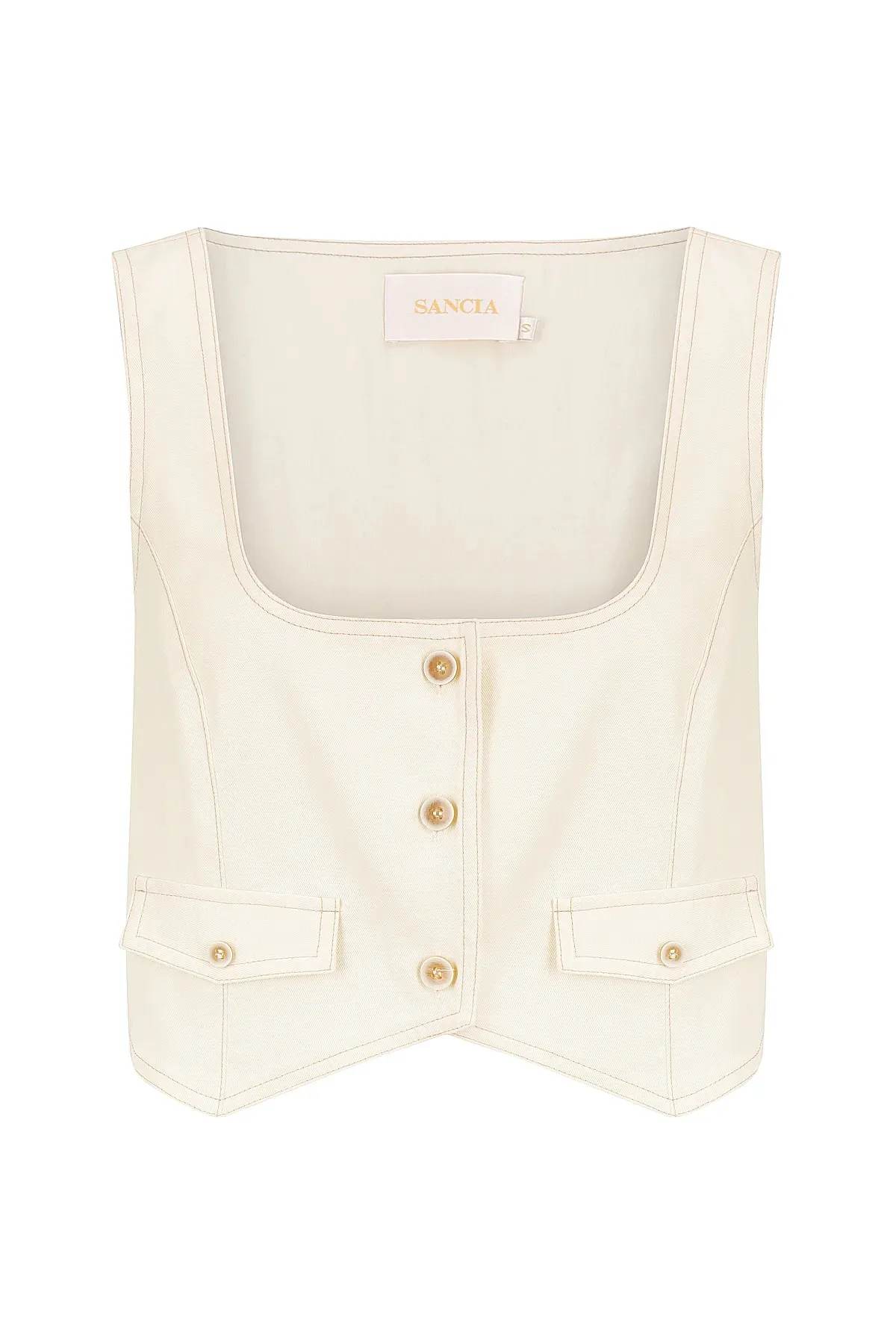 Marci Vest Cream