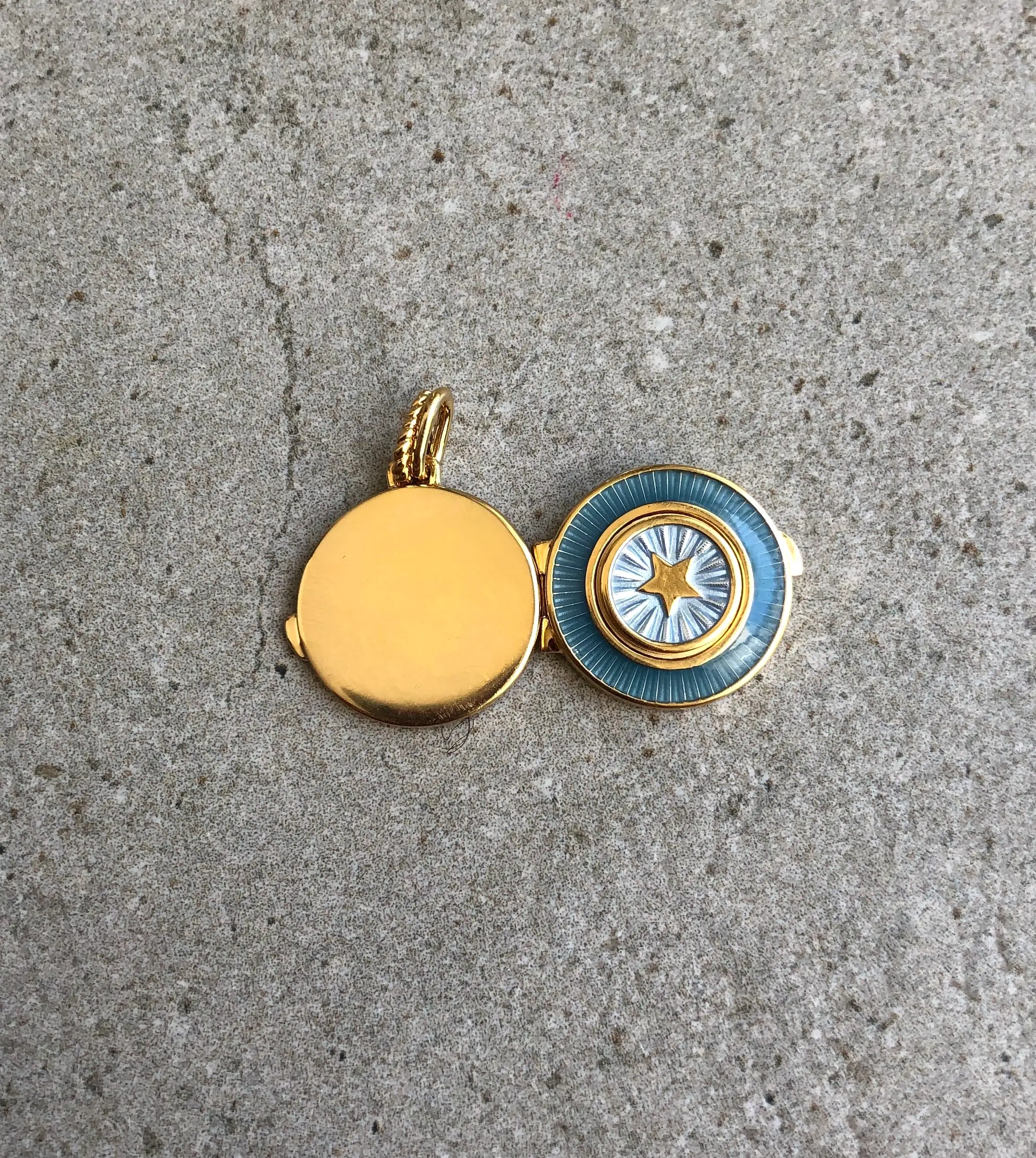 MB Guidance Coin, Ocean/Gold