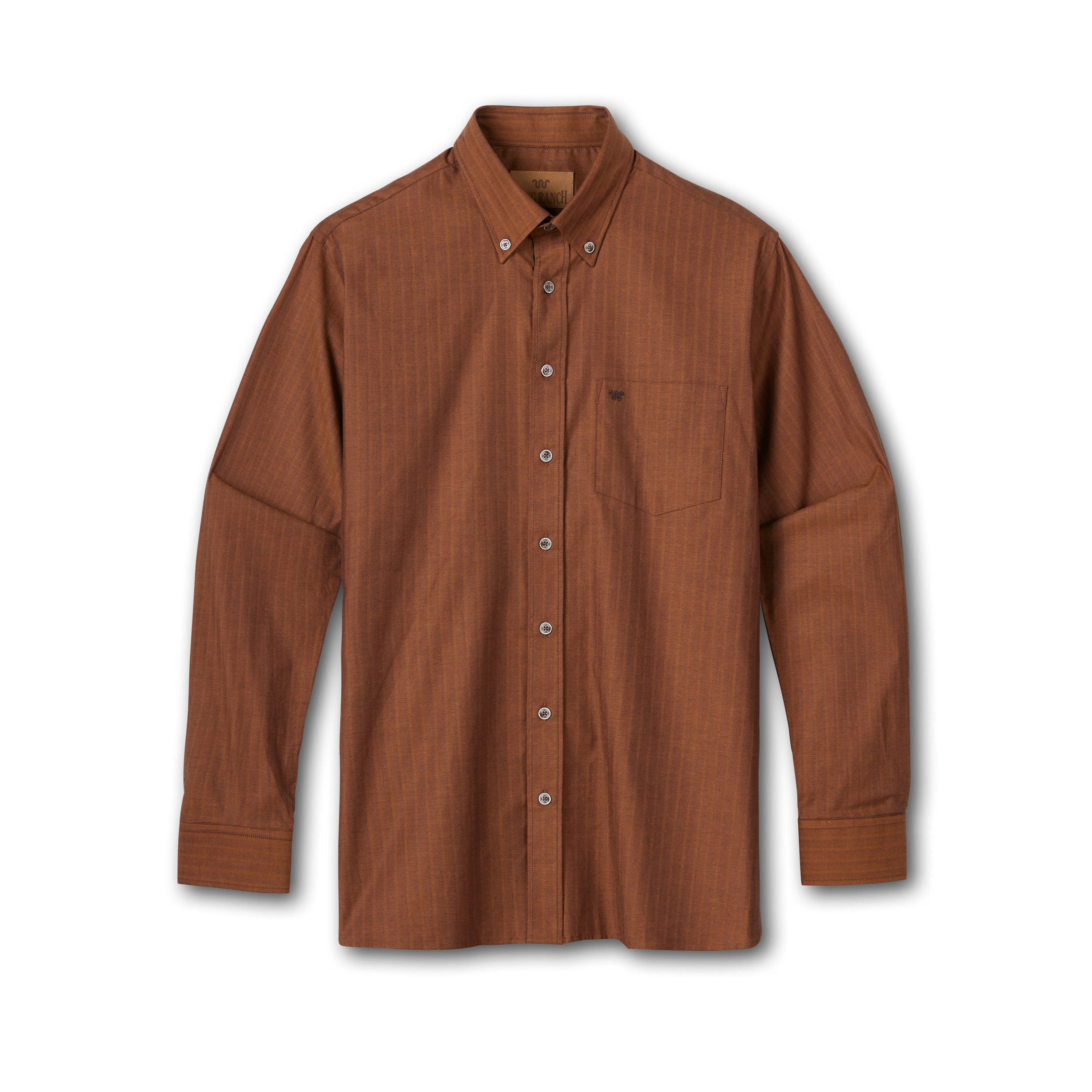 Men's Herringbone Oxford Dress Shirt