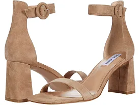 Natural suede Reverie sandal heel