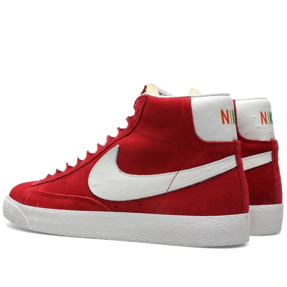 Nike Blazer Mid PRM VNTG QS 'Rainbow'Varsity Red