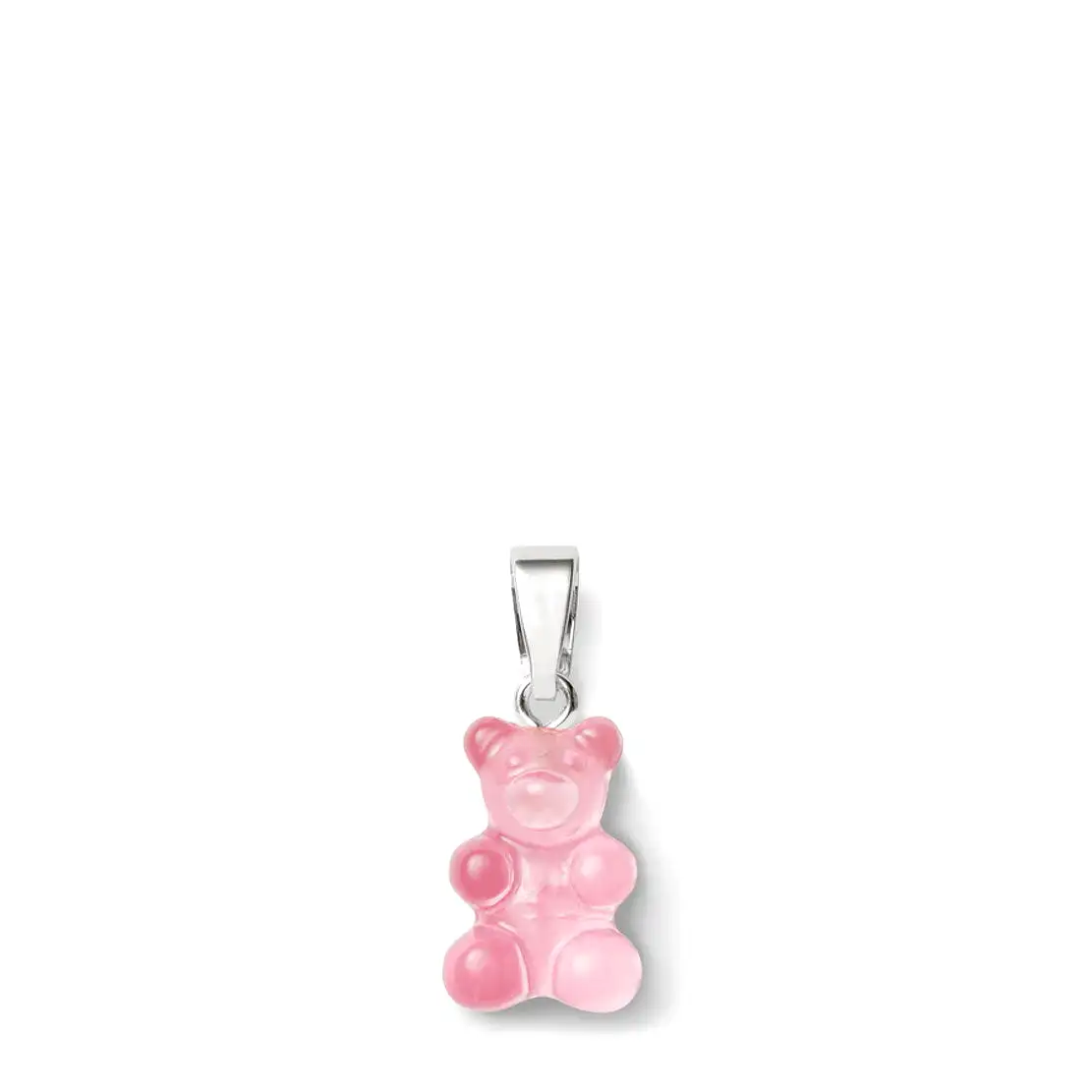 Nostalgia Bear Translucent Pendant Silver Connector