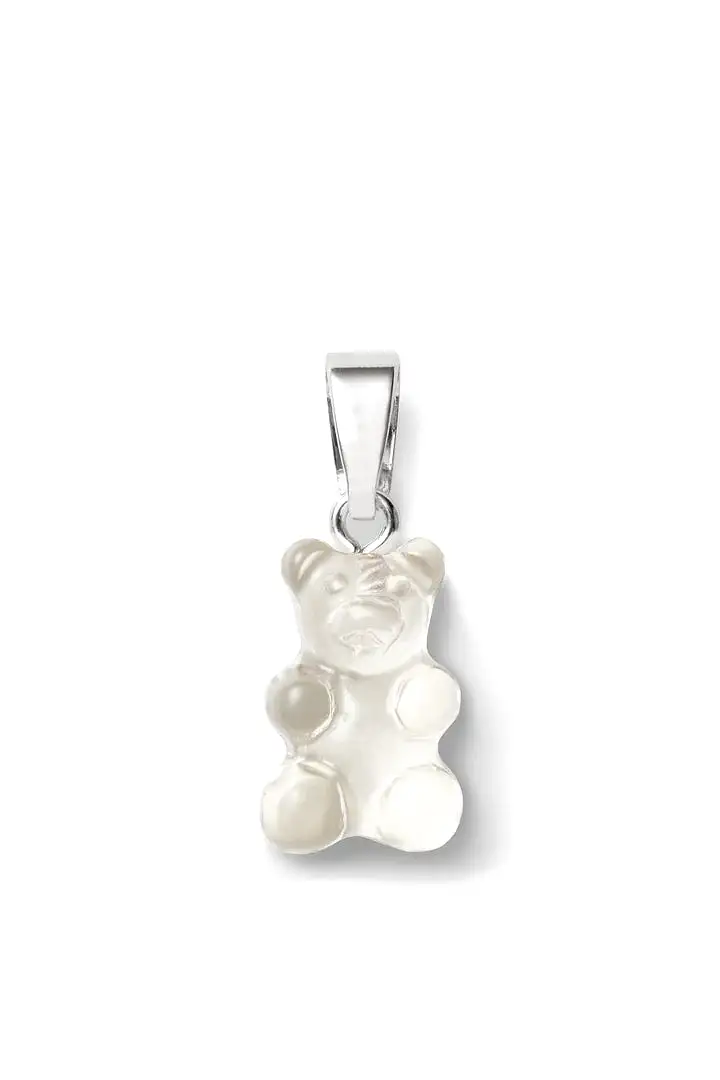 Nostalgia Bear Translucent Pendant Silver Connector