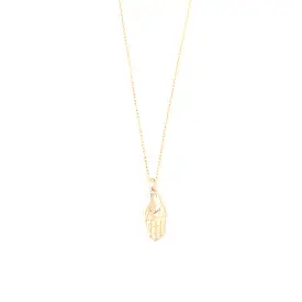 Open Hand Mini Pendant Necklace